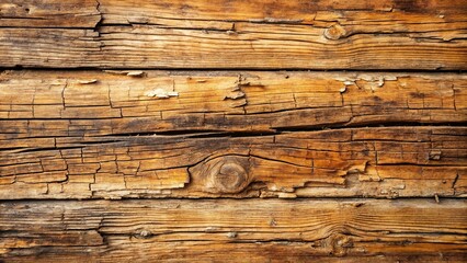 Fototapeta premium Rough, weathered wood texture with visible cracks and splinters, grunge, tree, rough, decayed