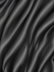 Fototapeta premium Black silk