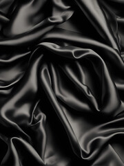 Fototapeta premium Black silk