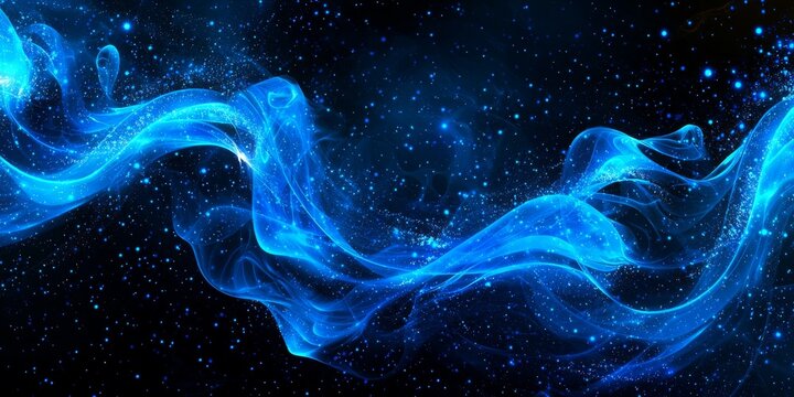 宇宙の神秘的なエネルギーの流れ