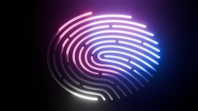 fingerprint on the background