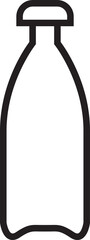 beverage bottle icon illustration