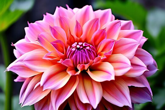  collarette dahlia large outer petals with a ruffled center