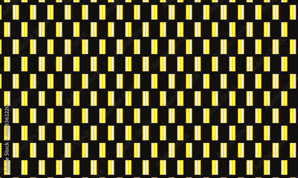 Poster abstract white yellow vertical line pattern on dark suitable for banner, poster.