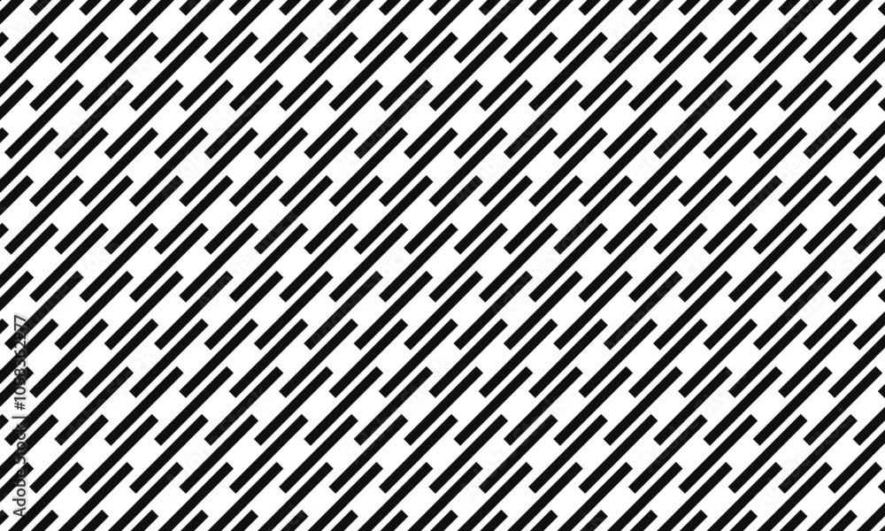 Poster abstract black diagonal irregular line pattern suitable for banner, poster.