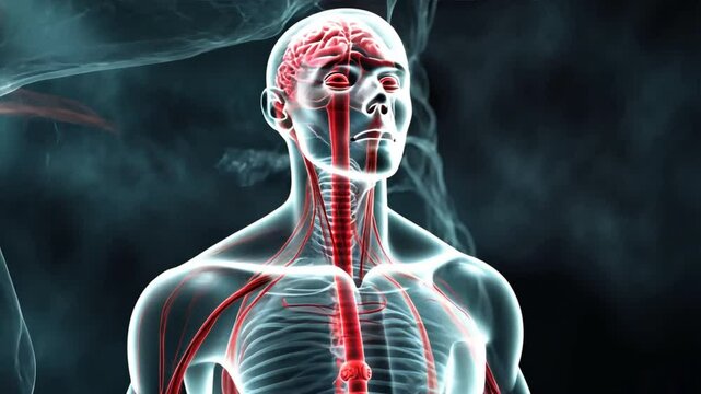 Depict human anatomy affected by rare genetic disorders, illustrating the unique physiological changes and anomalies caused by these conditions,