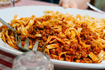 Pasta with Rich Meat Sauce