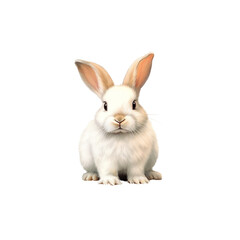 Fototapeta premium White baby bunny png