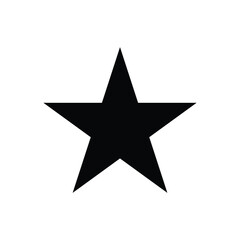 Obraz premium star icon black and white design