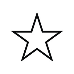 star icon black and white design