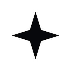 star icon black and white design
