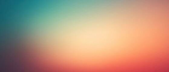 Abstract Gradient Background with Teal, Yellow, and Red Hues