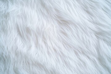 Obraz premium White fur texture creating soft and fluffy background