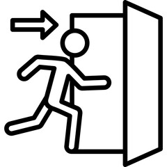 Emergency Exit Icon
