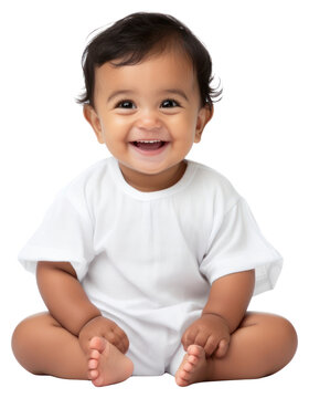 PNG Indian baby toddler sitting happy photography.
