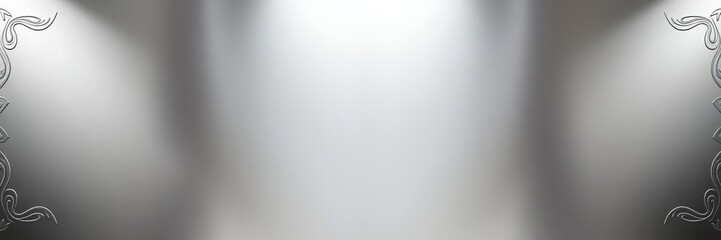 Abstract silver metallic texture with intricate patterns and reflections in a stunning and unique background, industrial, modern