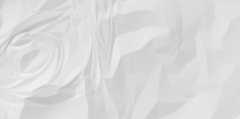 White crumpled paper background texture pattern overlay. wrinkled high resolution arts craft and Seamless white crinkle crushed wave crumpled paper.	
