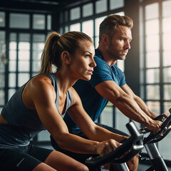 Mature manager tutoring and teaching her young staff at conference room 