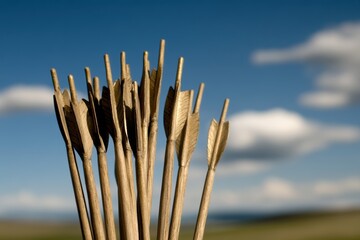 A blue sky with white clouds - Outdoor