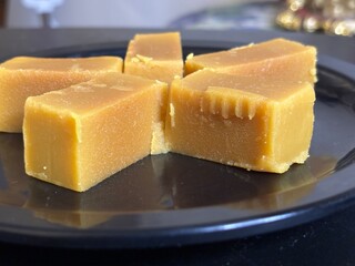 Creative shots of mysore pak
