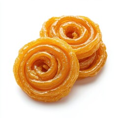 Fototapeta premium Jalebi isolated on a white background