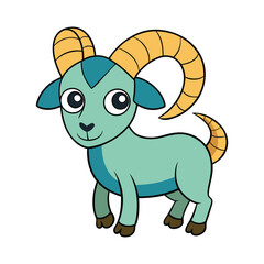 capricorn illustration vector