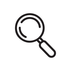 vector magnifying icon