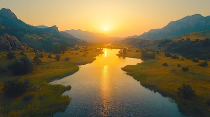 Aerial parachutist adventure