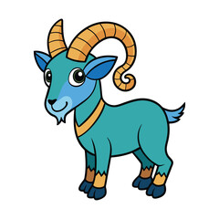 capricorn illustration vector