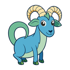 capricorn illustration vector