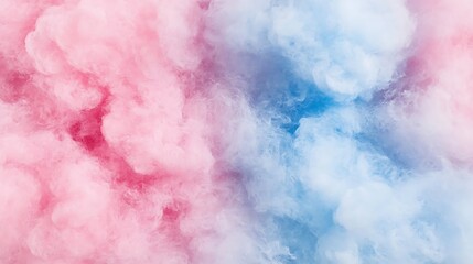 Obraz premium Abstract Pastel Pink and Blue Cotton Candy Background Light Gradient Background with Room for Typography