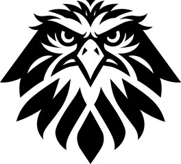 Bald Eagle Silhouette Vector Illustration