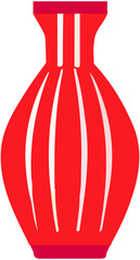 Red Vase