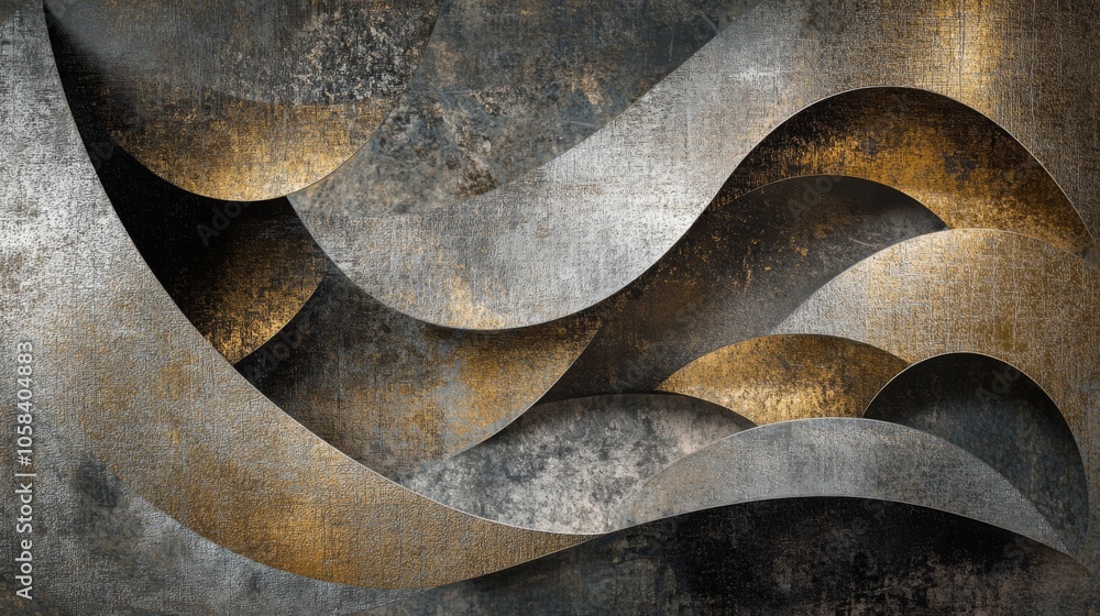 Poster Abstract Waves in Metallic Textures