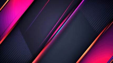 Fototapeta premium Vibrant Abstract Background with Colorful Strips