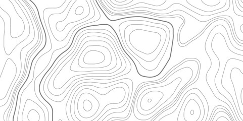 Imitation of a geographical map, black lines on white background, vector design