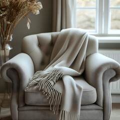 armchair in a room