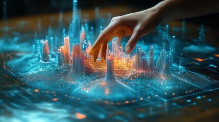 High-Quality Holographic City Interaction