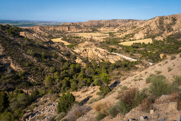 Monegros Desert or Desierto de los Monegros is a semi-desert in Aragón, northeastern Spain, spanning the provinces of Zaragoza and Huesca