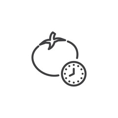 Pomodoro Timer line icon