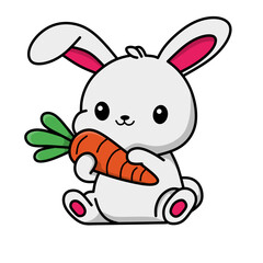 rabbit with carrot