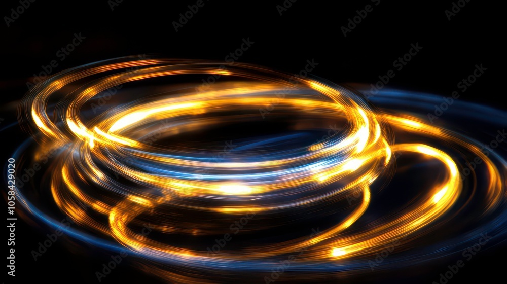 Poster a shimmering background of golden bokeh lights on a dark surface, ideal for festive designs.