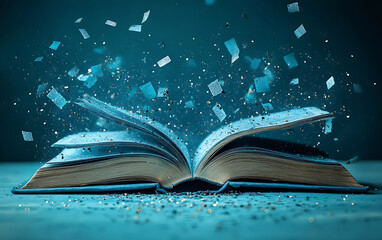 Unfolding Stories: Flying Pages from Blue Book