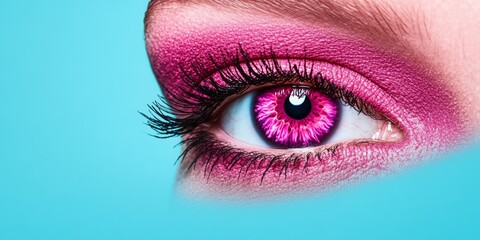 Cropped abstract artwork with face giving off social media anxiety, stress, overwhelming feelings, copy space.