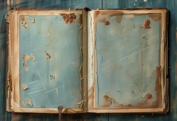 old diary pages