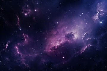 A vibrant view of the cosmos showcasing colorful nebulae and distant stars in deep space