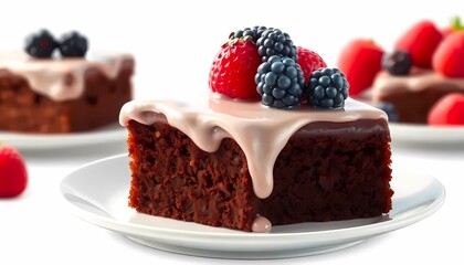 Chocolate Cake Slice