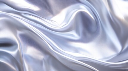 Abstract Silver Silk Texture
