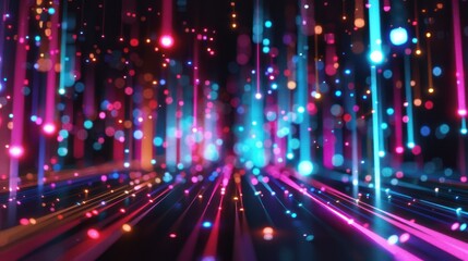 Fototapeta premium Abstract Colorful Lights