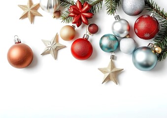christmas balls and decorations
